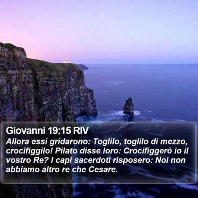 Giovanni 19:15 RIV Bible Verse Image