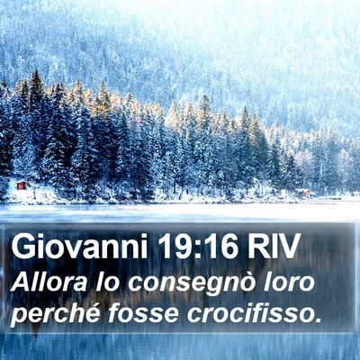 Giovanni 19:16 RIV Bible Verse Image