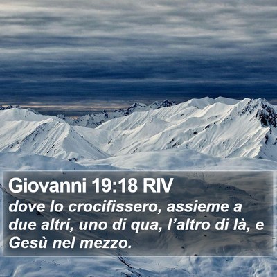 Giovanni 19:18 RIV Bible Verse Image