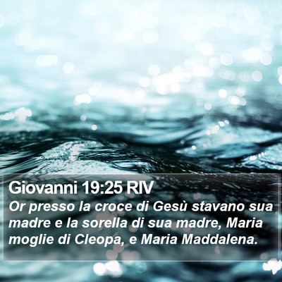 Giovanni 19:25 RIV Bible Verse Image