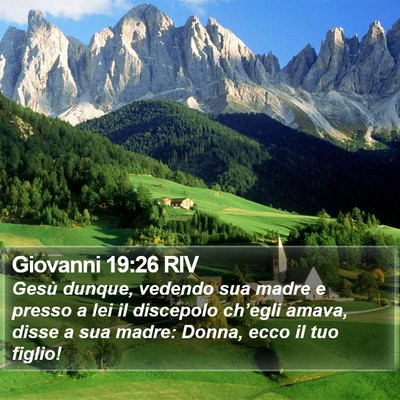Giovanni 19:26 RIV Bible Verse Image