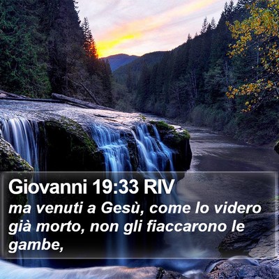 Giovanni 19:33 RIV Bible Verse Image