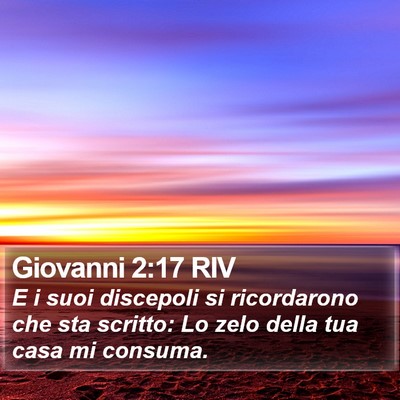 Giovanni 2:17 RIV Bible Verse Image