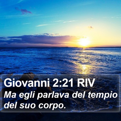Giovanni 2:21 RIV Bible Verse Image
