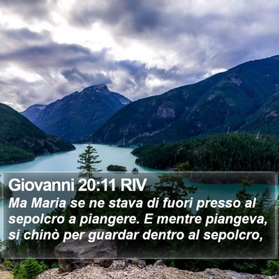 Giovanni 20:11 RIV Bible Verse Image