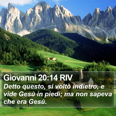 Giovanni 20:14 RIV Bible Verse Image