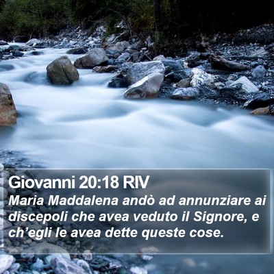 Giovanni 20:18 RIV Bible Verse Image