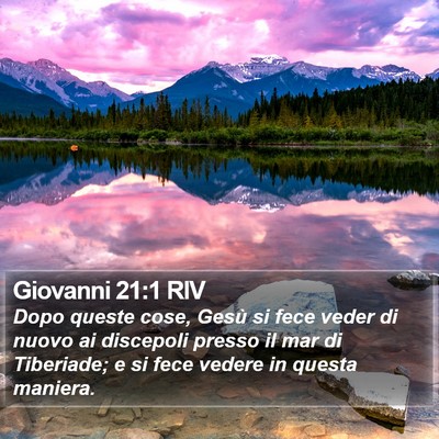Giovanni 21:1 RIV Bible Verse Image