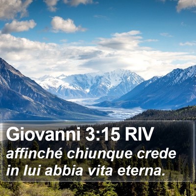 Giovanni 3:15 RIV Bible Verse Image