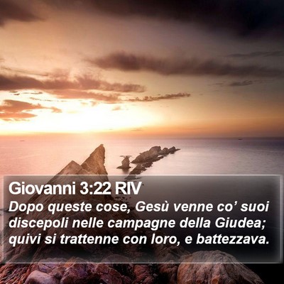 Giovanni 3:22 RIV Bible Verse Image