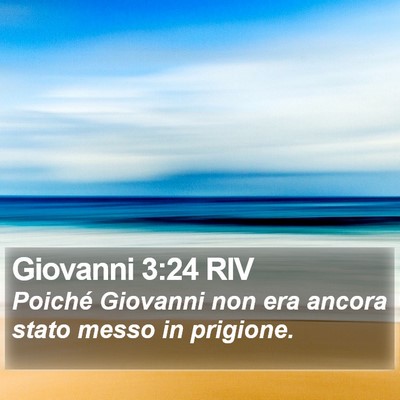 Giovanni 3:24 RIV Bible Verse Image