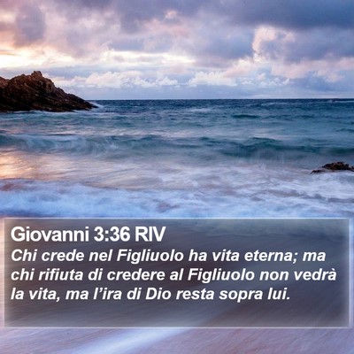 Giovanni 3:36 RIV Bible Verse Image