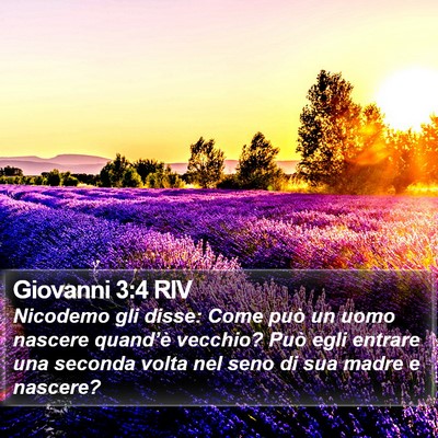 Giovanni 3:4 RIV Bible Verse Image