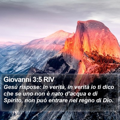 Giovanni 3:5 RIV Bible Verse Image