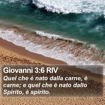 Giovanni 3:6 RIV Bible Verse Image