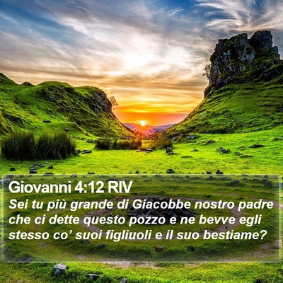 Giovanni 4:12 RIV Bible Verse Image