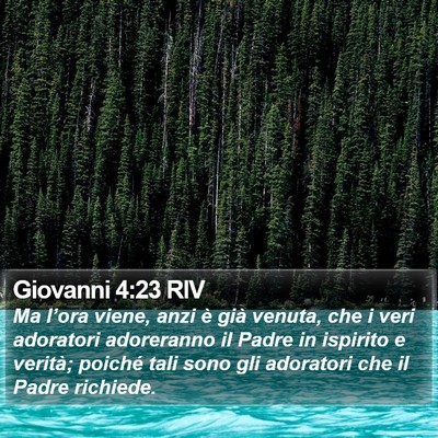 Giovanni 4:23 RIV Bible Verse Image