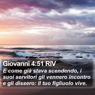 Giovanni 4:51 RIV Bible Verse Image