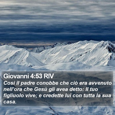 Giovanni 4:53 RIV Bible Verse Image