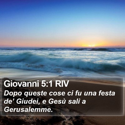 Giovanni 5:1 RIV Bible Verse Image