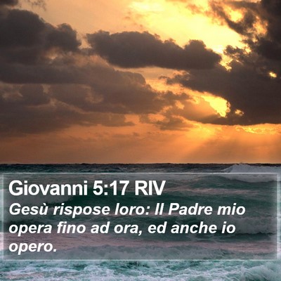 Giovanni 5:17 RIV Bible Verse Image