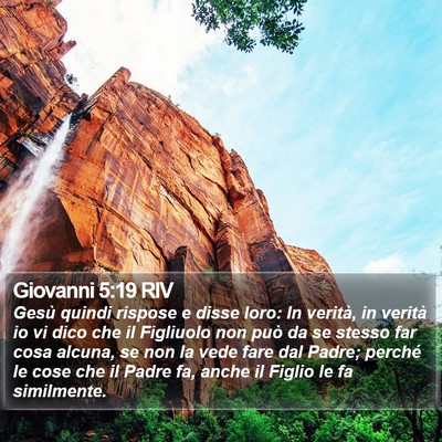 Giovanni 5:19 RIV Bible Verse Image