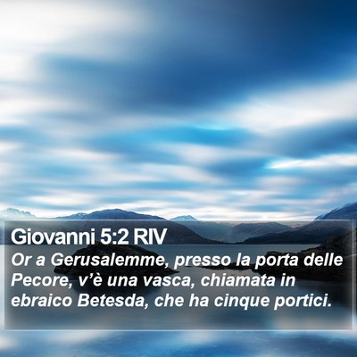 Giovanni 5:2 RIV Bible Verse Image