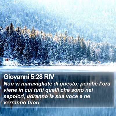 Giovanni 5:28 RIV Bible Verse Image