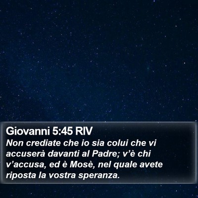 Giovanni 5:45 RIV Bible Verse Image