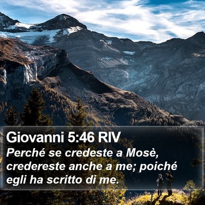 Giovanni 5:46 RIV Bible Verse Image