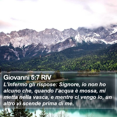 Giovanni 5:7 RIV Bible Verse Image