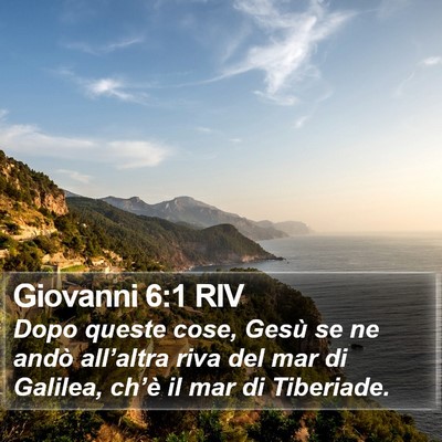 Giovanni 6:1 RIV Bible Verse Image