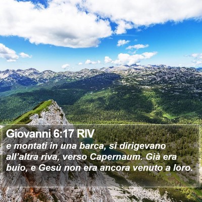Giovanni 6:17 RIV Bible Verse Image