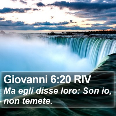 Giovanni 6:20 RIV Bible Verse Image