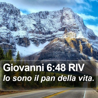 Giovanni 6:48 RIV Bible Verse Image