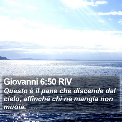 Giovanni 6:50 RIV Bible Verse Image