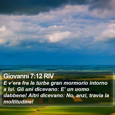 Giovanni 7:12 RIV Bible Verse Image