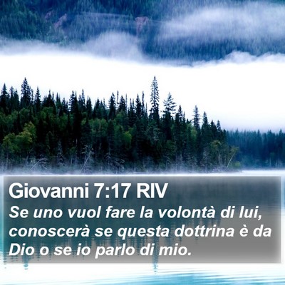 Giovanni 7:17 RIV Bible Verse Image