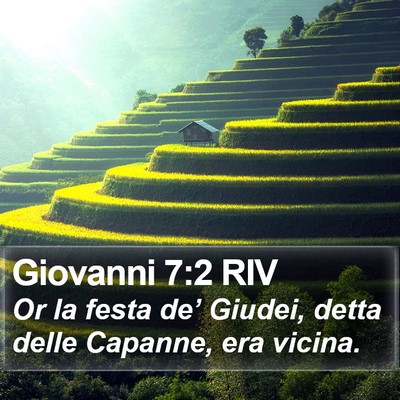 Giovanni 7:2 RIV Bible Verse Image