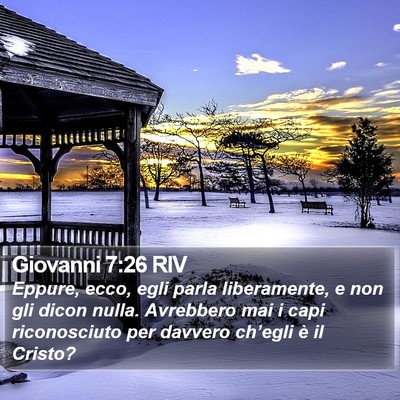 Giovanni 7:26 RIV Bible Verse Image