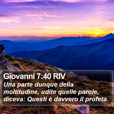Giovanni 7:40 RIV Bible Verse Image