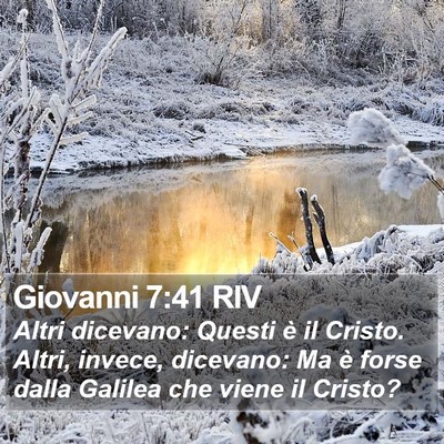 Giovanni 7:41 RIV Bible Verse Image