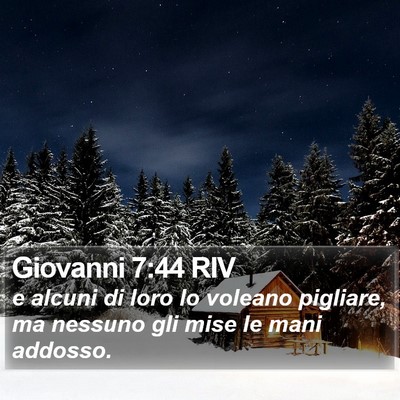 Giovanni 7:44 RIV Bible Verse Image