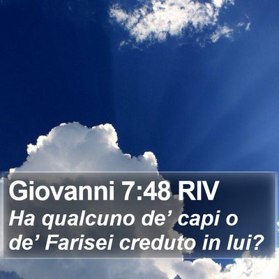 Giovanni 7:48 RIV Bible Verse Image