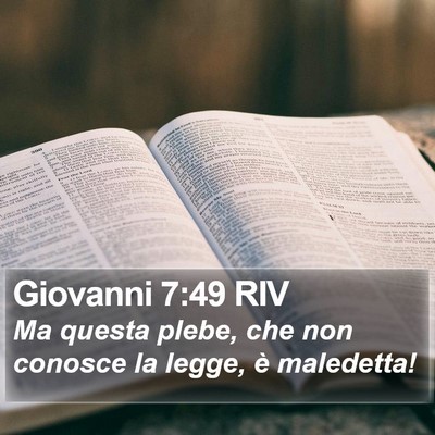 Giovanni 7:49 RIV Bible Verse Image