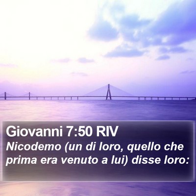 Giovanni 7:50 RIV Bible Verse Image