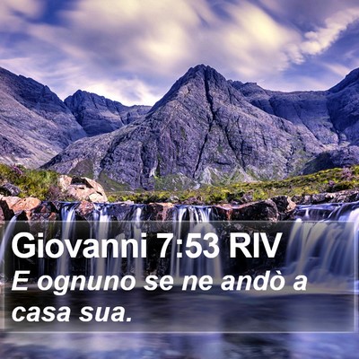 Giovanni 7:53 RIV Bible Verse Image