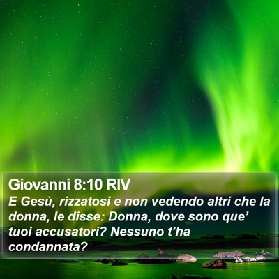 Giovanni 8:10 RIV Bible Verse Image