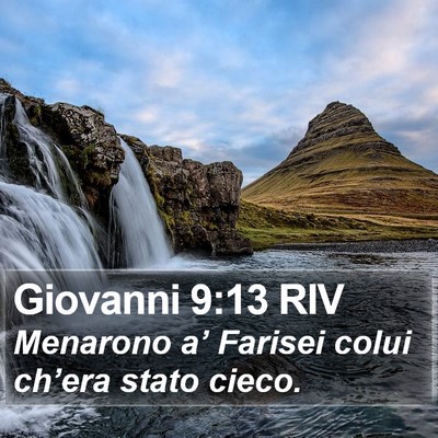 Giovanni 9:13 RIV Bible Verse Image