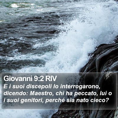 Giovanni 9:2 RIV Bible Verse Image